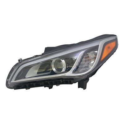 2016 hyundai sonata front driver side replacement hid headlight assembly arswlhy2502184c