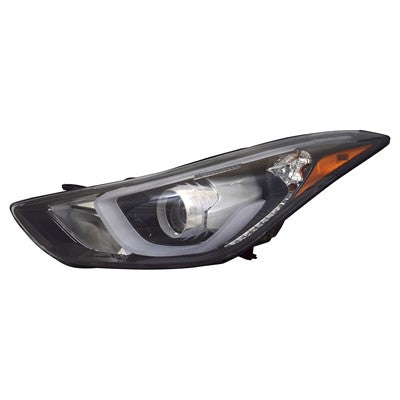 2015 hyundai elantra front driver side replacement led headlight assembly arswlhy2502186c