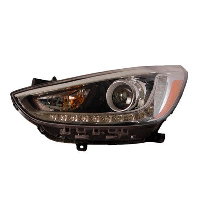 2016 hyundai accent front driver side replacement led headlight assembly arswlhy2502191c