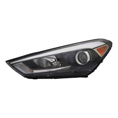 2017 hyundai tucson front driver side replacement led headlight assembly arswlhy2502199