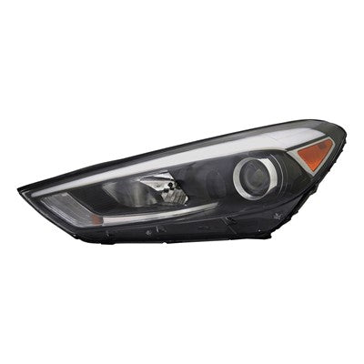 2018 hyundai tucson front driver side replacement led headlight assembly arswlhy2502199c