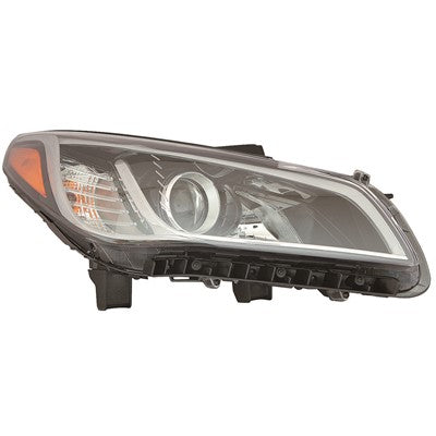 2016 hyundai sonata front driver side replacement halogen headlight assembly arswlhy2502201c