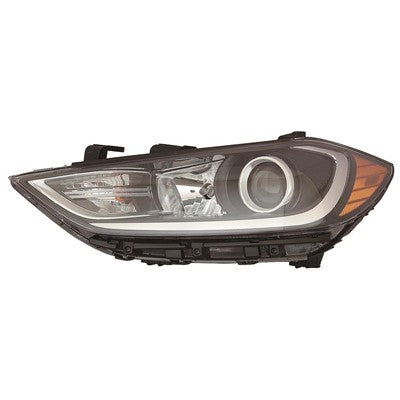 2017 hyundai elantra front driver side replacement halogen headlight assembly arswlhy2502210c