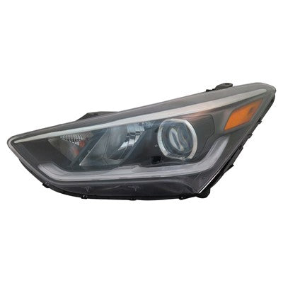 2019 hyundai santa fe xl front driver side replacement halogen headlight assembly arswlhy2502211c