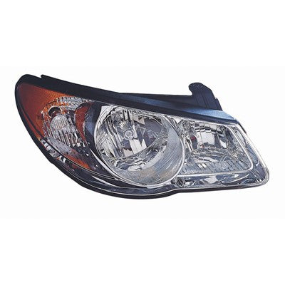 2008 hyundai elantra front passenger side replacement headlight assembly arswlhy2503138c