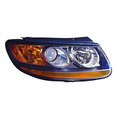 2010 hyundai santa fe front passenger side replacement headlight assembly arswlhy2503156c