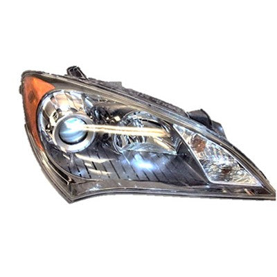 2012 hyundai genesis front passenger side oem hid headlight assembly arswlhy2503160oe