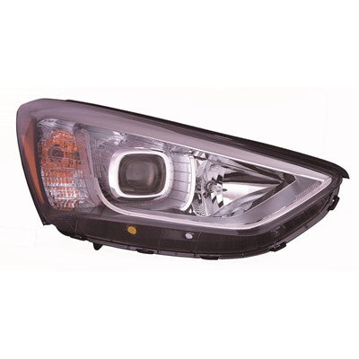 2015 hyundai santa fe front passenger side replacement halogen headlight assembly arswlhy2503175