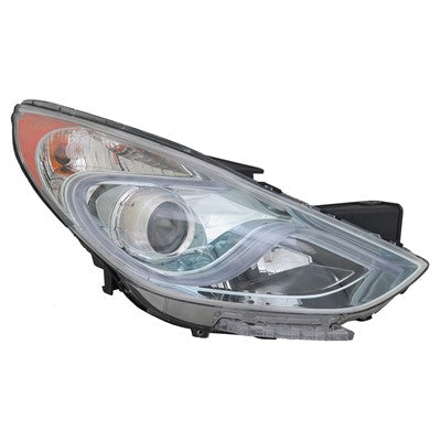 2014 hyundai sonata front passenger side replacement headlight assembly arswlhy2503177c