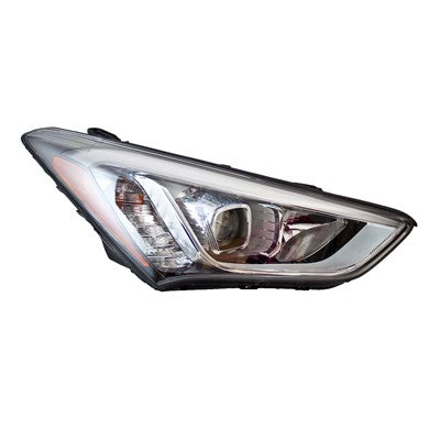 2014 hyundai santa fe sport front passenger side replacement hid headlight assembly arswlhy2503179c