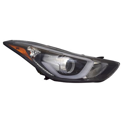 2015 hyundai elantra front passenger side replacement led headlight assembly arswlhy2503186c