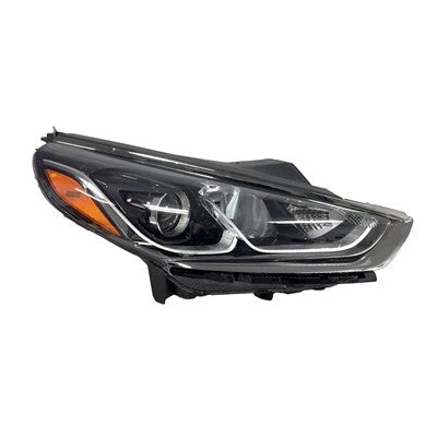 2018 hyundai sonata front passenger side replacement led headlight assembly arswlhy2503217c