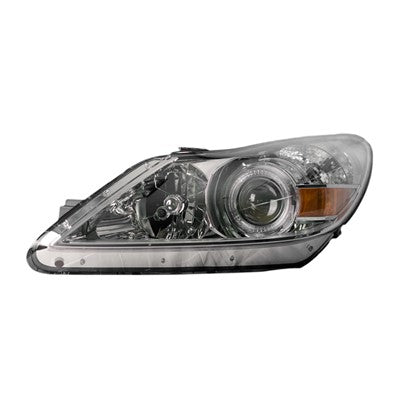 2014 hyundai genesis front driver side oem halogen headlight lens and housing arswlhy2518100oe