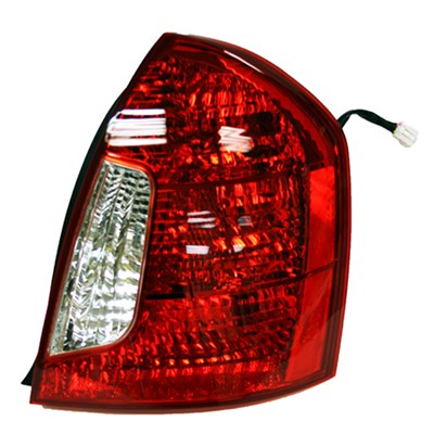 2008 hyundai accent rear passenger side replacement tail light assembly arswlhy2801136v