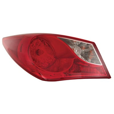 2012 hyundai sonata rear driver side replacement tail light assembly arswlhy2804116c