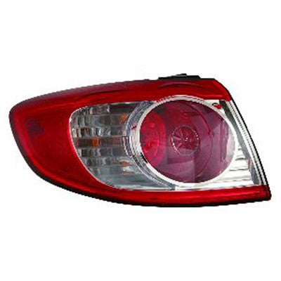 2011 hyundai santa fe rear driver side replacement tail light assembly arswlhy2804117c