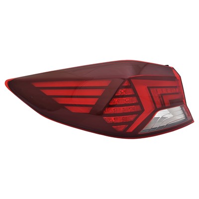 2020 hyundai elantra rear driver side replacement led tail light assembly arswlhy2804165