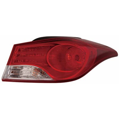 2013 hyundai elantra rear passenger side replacement tail light assembly arswlhy2805119c