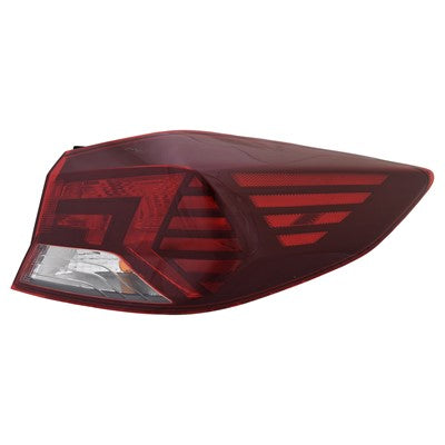 2020 hyundai elantra rear passenger side replacement led tail light assembly arswlhy2805164