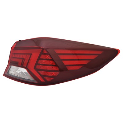 2019 hyundai elantra rear passenger side replacement led tail light assembly arswlhy2805165