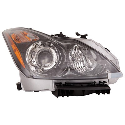 2012 infiniti g37 front passenger side replacement hid headlight assembly arswlin2503148v