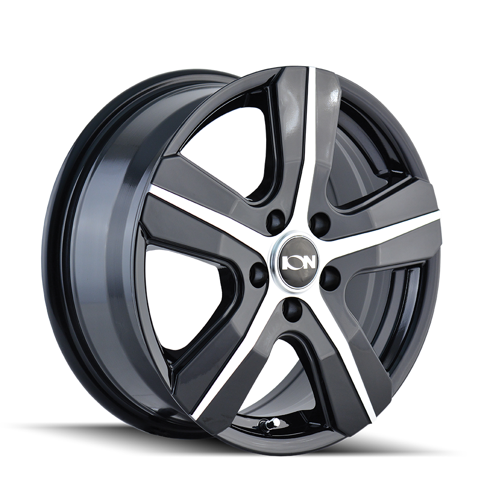 Ion 16"x6.5" Non-Chrome Black/Machined Custom Wheel ARSWCW1016631B