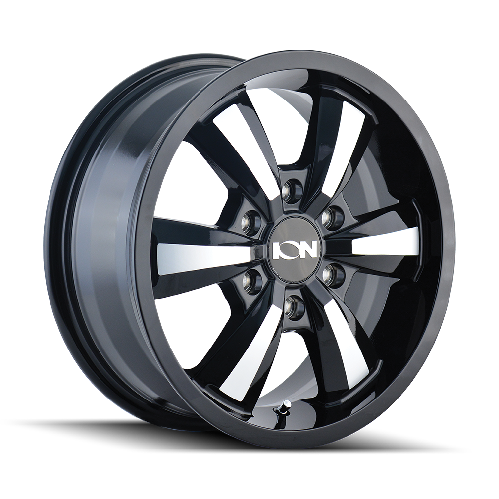 Ion 16"x6.5" Non-Chrome Black/Machined Custom Wheel ARSWCW1036630B