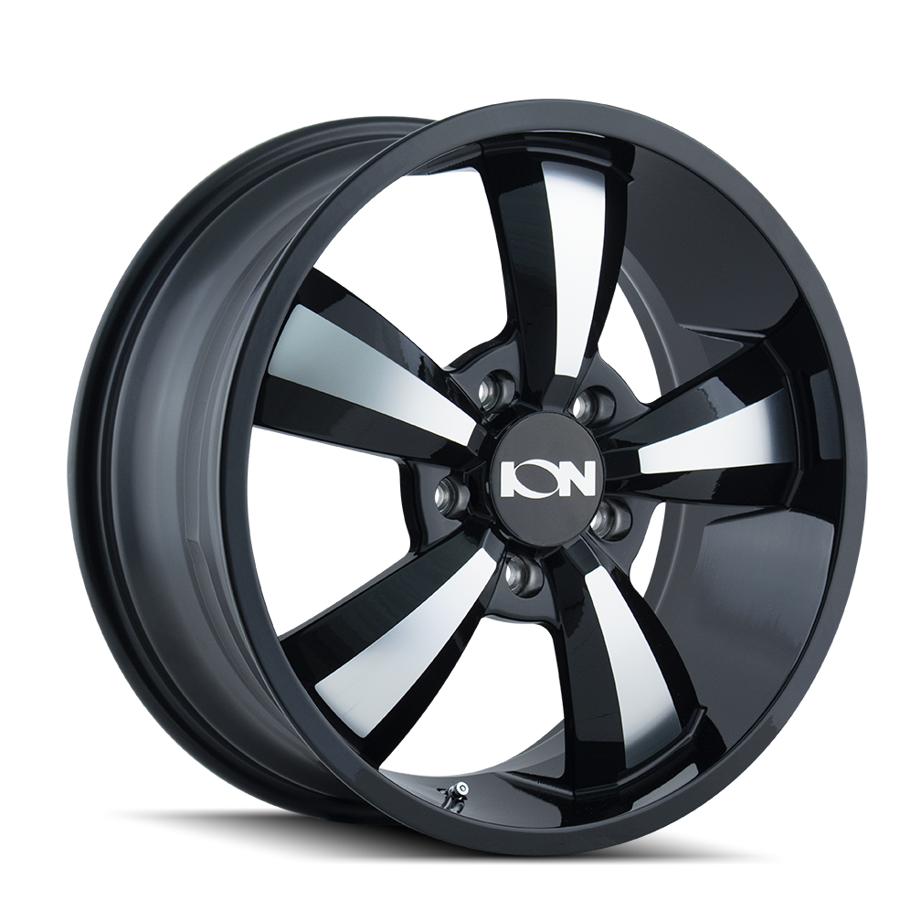 Ion 18"x8" Non-Chrome Black/Machined Custom Wheel ARSWCW1028830B