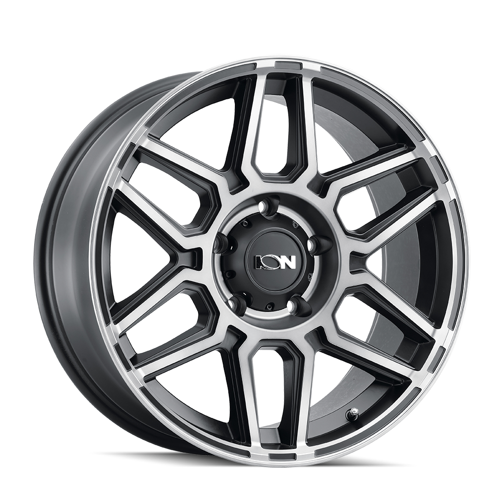 Ion 20"x10" Non-Chrome Matte Black w/Machined Dart Tint Custom Wheel ARSWCW1462173TM19