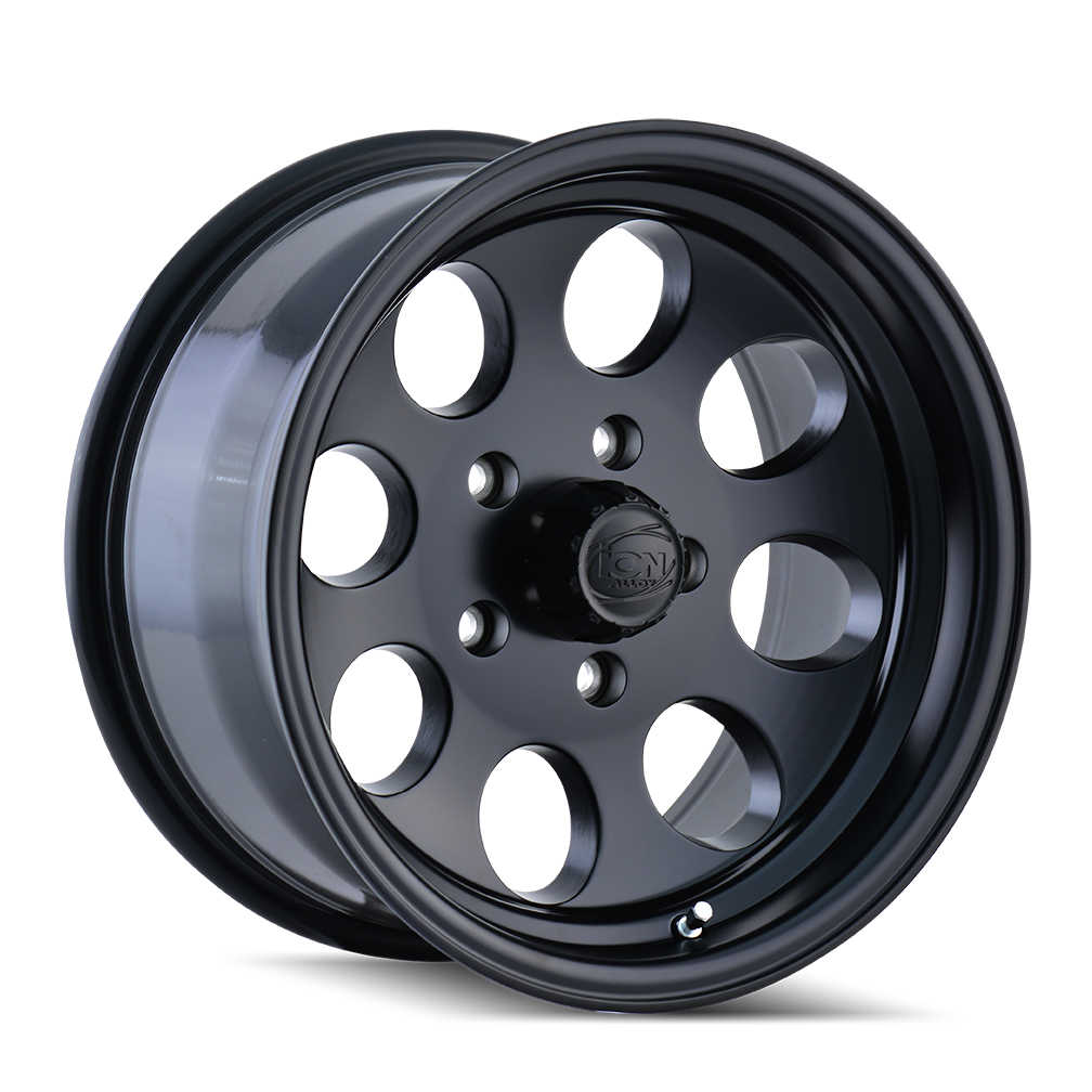 Ion 16"x8" Non-Chrome Matte Black Custom Wheel ARSWCW1716865MB