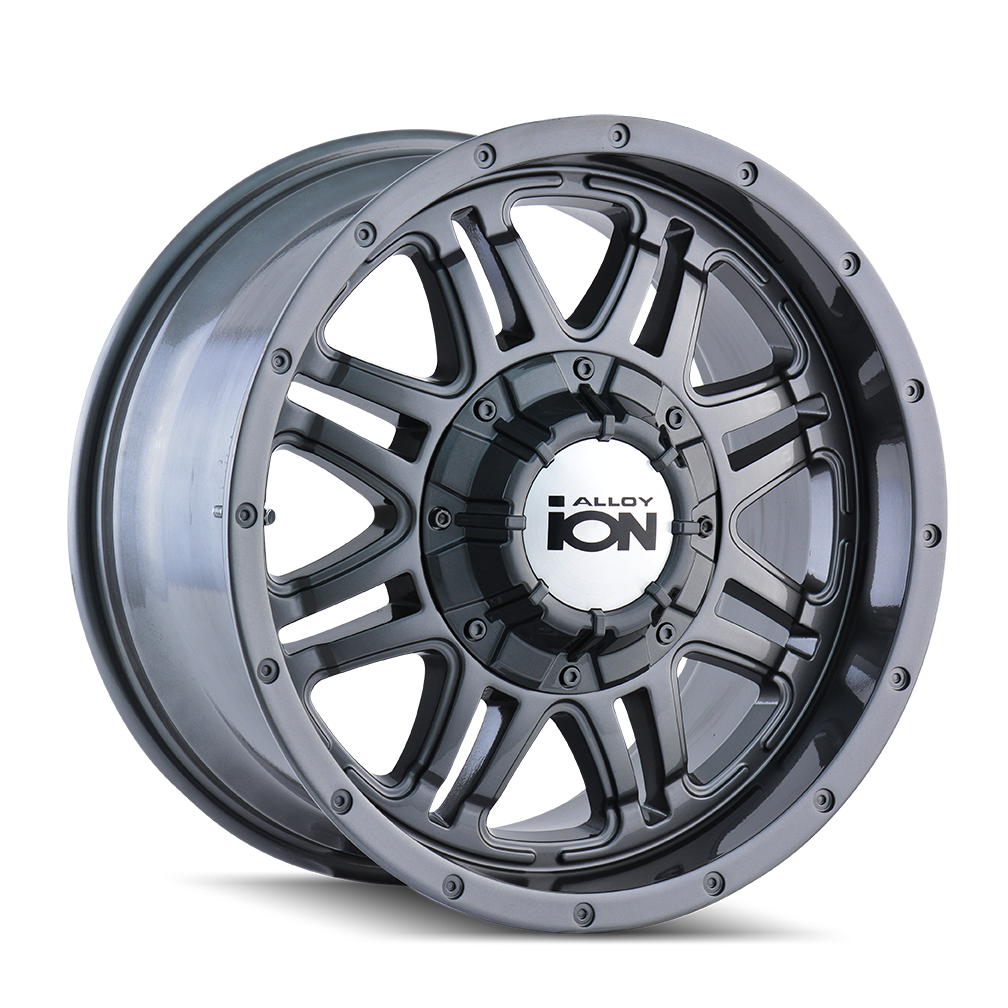 Ion 17"x8" Non-Chrome Gunmetal Custom Wheel ARSWCW1867837G