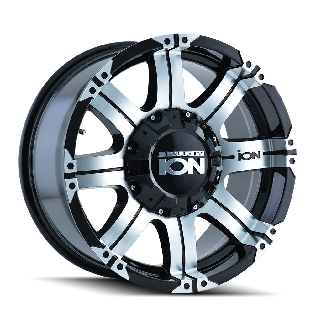 Ion 16"x8" Non-Chrome Black/Machined Custom Wheel ARSWCW1876852B