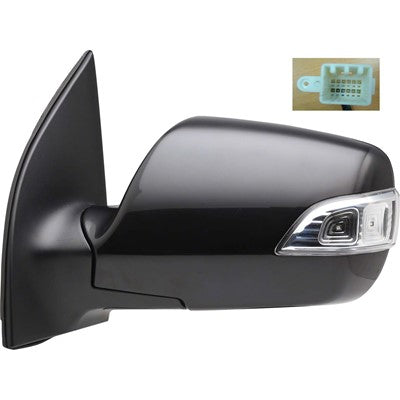 2010 kia sedona driver side oem power door mirror without heated glass with turn signal arswmki1320157oe