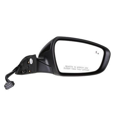 2017 kia forte passenger side power door mirror with heated glass with turn signal arswmki1321215