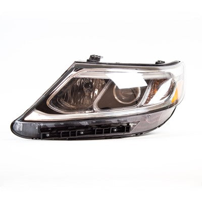 2014 kia sorento front driver side replacement led headlight assembly arswlki2502164c