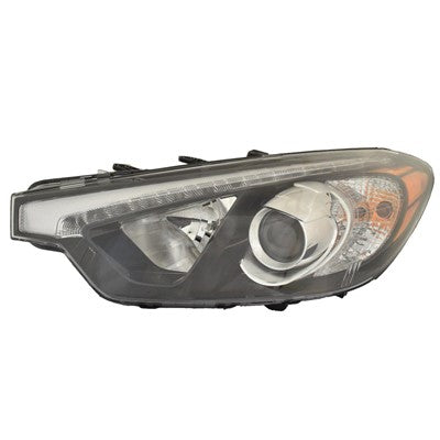 2015 kia forte front driver side replacement led headlight assembly arswlki2502172c