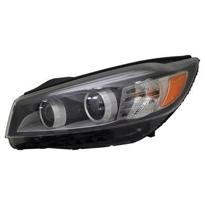 2017 kia sorento front driver side replacement led headlight assembly arswlki2502185c