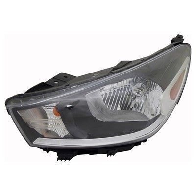 2020 kia rio front driver side replacement halogen headlight assembly arswlki2502220c