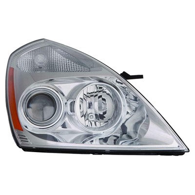 2007 kia sedona front passenger side replacement headlight assembly arswlki2503145c