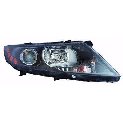 2013 kia optima front passenger side replacement halogen headlight assembly arswlki2503155c