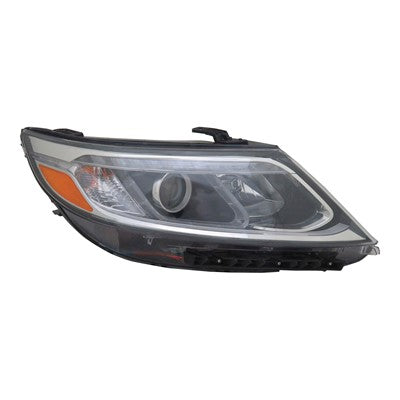 2014 kia sorento front passenger side replacement led headlight assembly arswlki2503165c