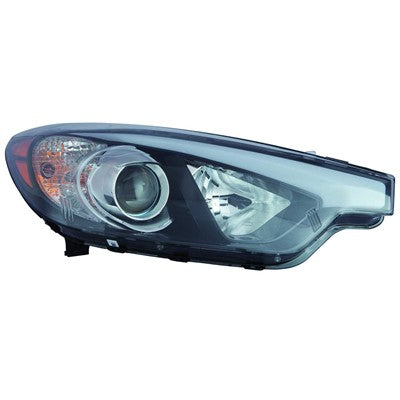 2014 kia forte front passenger side replacement led headlight assembly arswlki2503170c