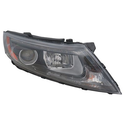 2014 kia optima front passenger side replacement led headlight assembly arswlki2503176