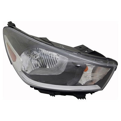 2020 kia rio front passenger side replacement halogen headlight assembly arswlki2503220