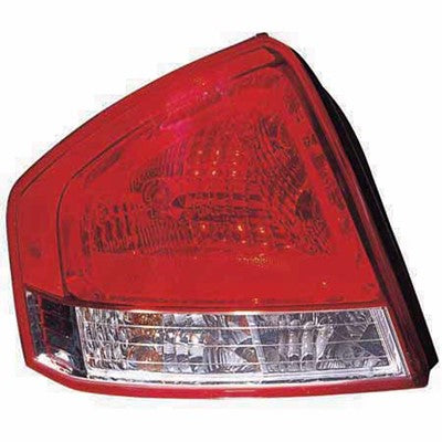 2007 kia spectra rear driver side replacement tail light assembly arswlki2800132