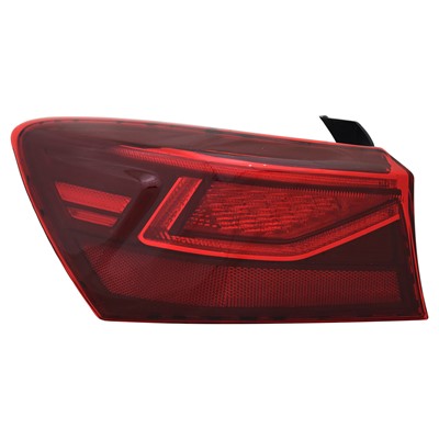 2020 kia forte rear driver side replacement led tail light assembly arswlki2804158