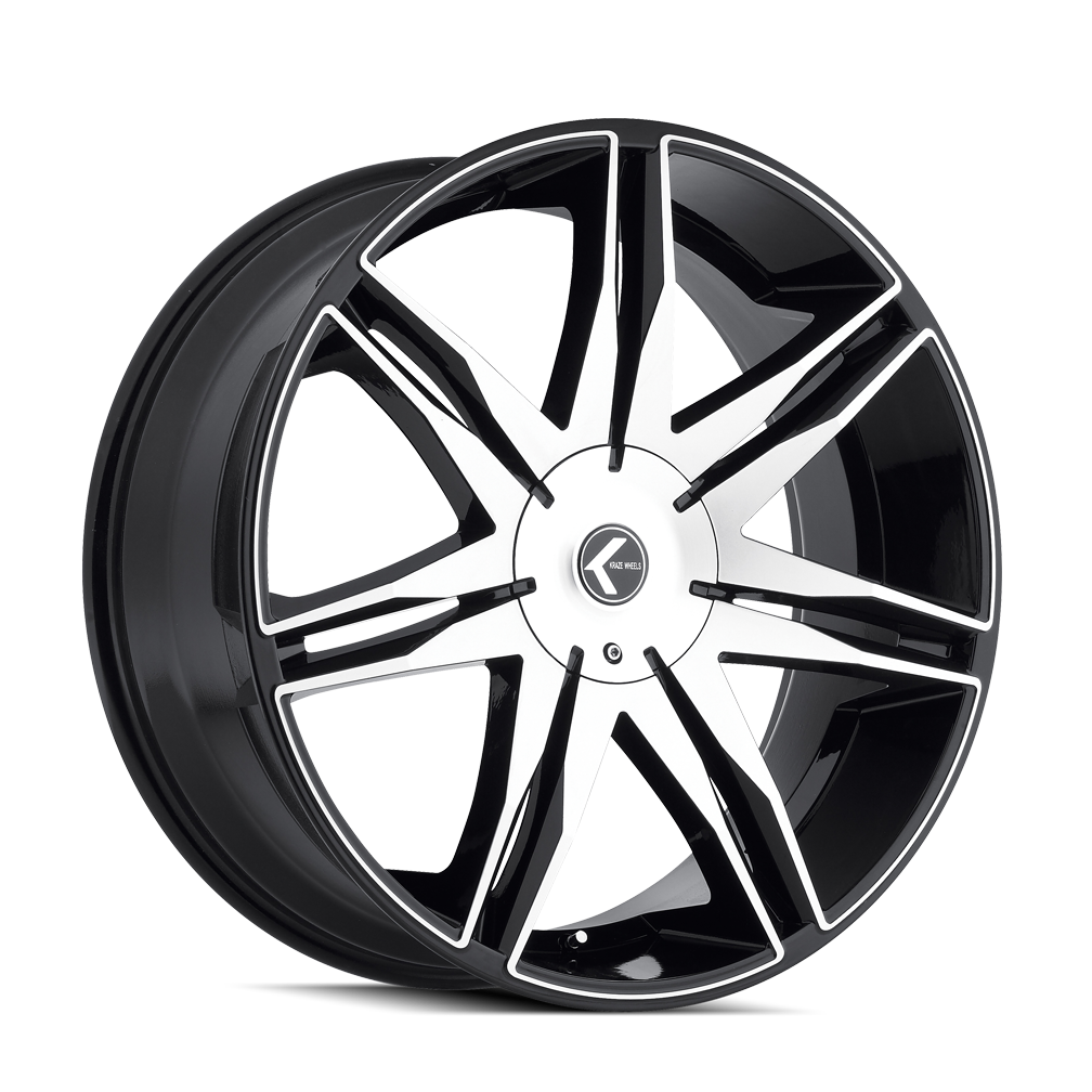 Kraze 22"x9.5" Non-Chrome Black/Machined Custom Wheel ARSWCWKR14322918BM18