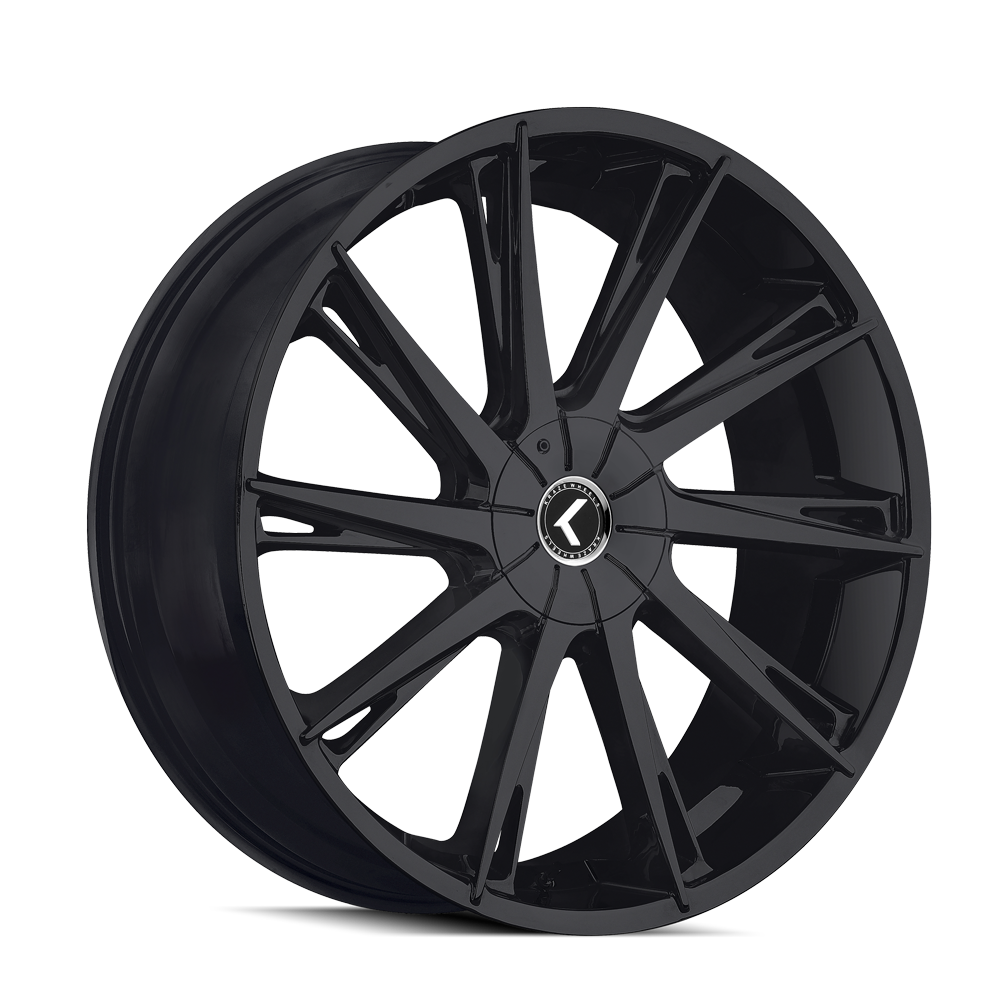 Kraze 24"x9.5" Non-Chrome Satin Black Custom Wheel ARSWCWKR14424918B18