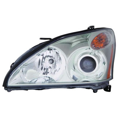 2006 lexus rx330 front driver side replacement hid headlight lens and housing arswllx2502122c