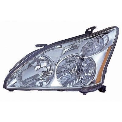 2006 lexus rx330 front driver side replacement halogen headlight lens and housing arswllx2502123c